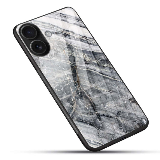 Premium Grey Marble Glass Case
