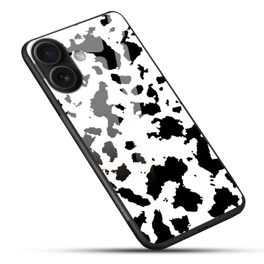 Aesthetic Animal Skin Design Case | Luxury Glass Back & Shockproof
