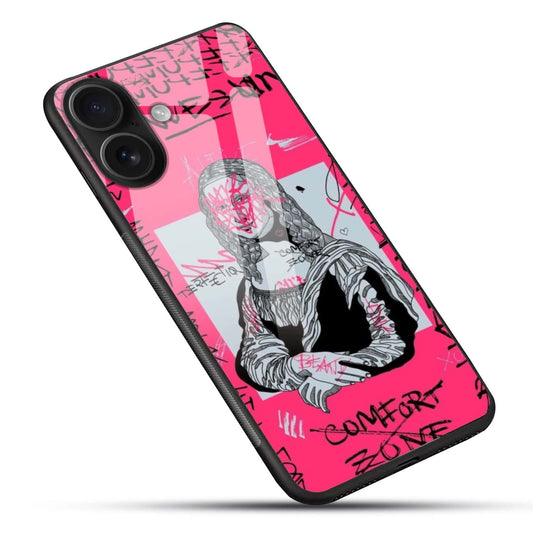 Graffiti Pop Art Glass Back Case – Comfort Zone Edition