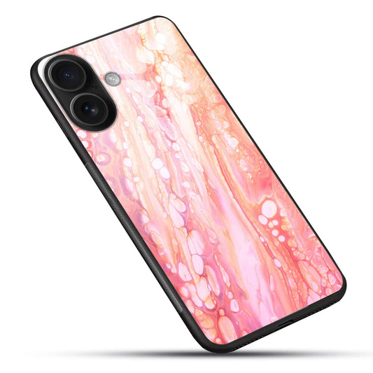 Blush Flow Marble Glossy Phone Case