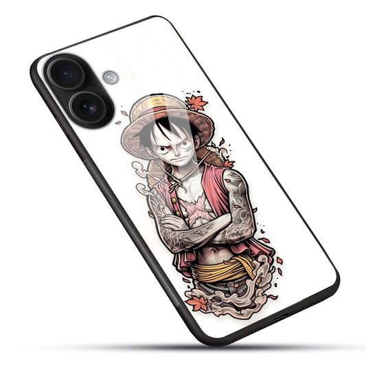 Anime Character Glass Phone Case