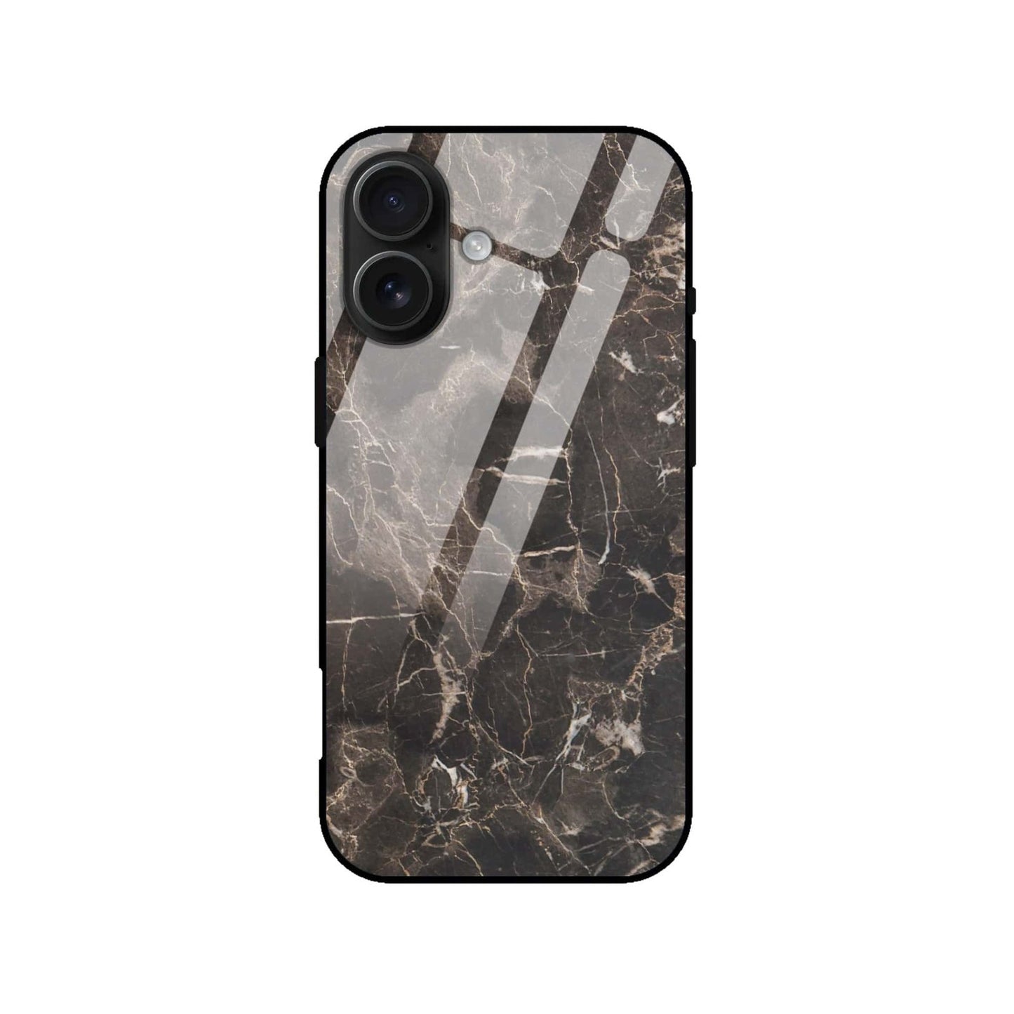 Luxury Black Marble Glass Case