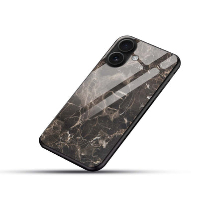 Luxury Black Marble Glass Case