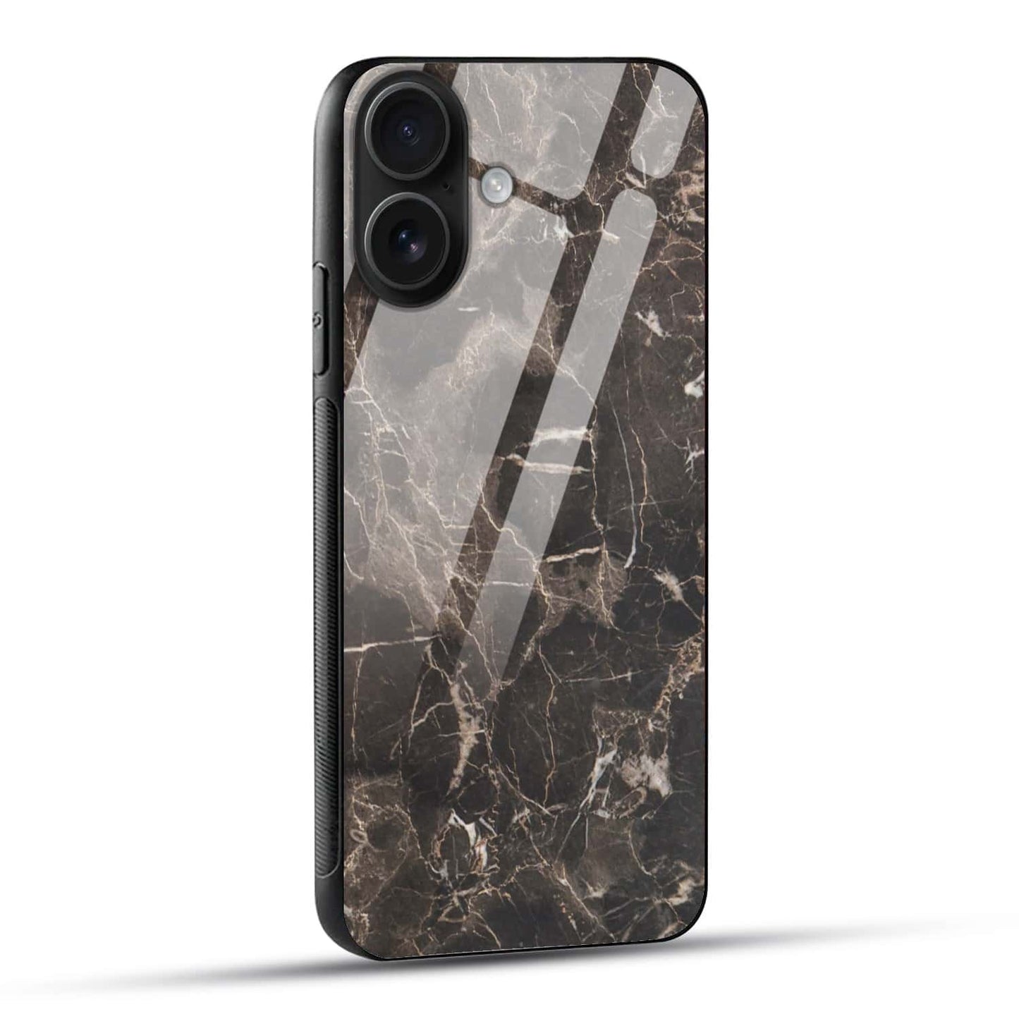 Luxury Black Marble Glass Case