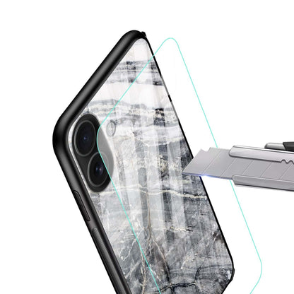 Premium Grey Marble Glass Case