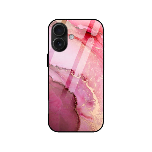 Pink Luxury Marble Glass Back Cover