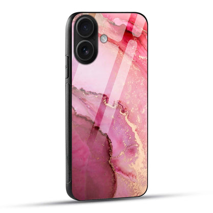 Pink Luxury Marble Glass Back Cover