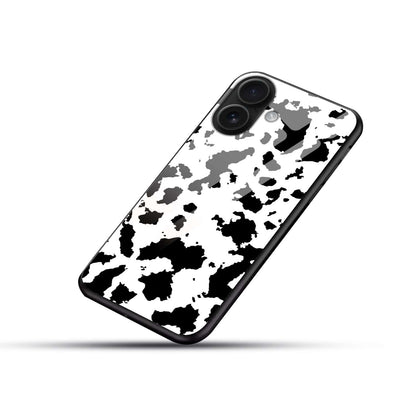 Aesthetic Animal Skin Design Case | Luxury Glass Back & Shockproof