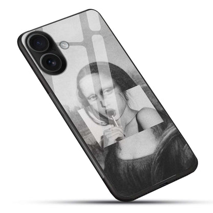 Mona Lisa Pop Art Glass Case – Premium Shockproof Cover