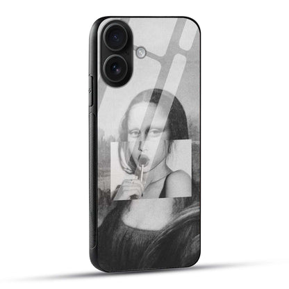 Mona Lisa Pop Art Glass Case – Premium Shockproof Cover