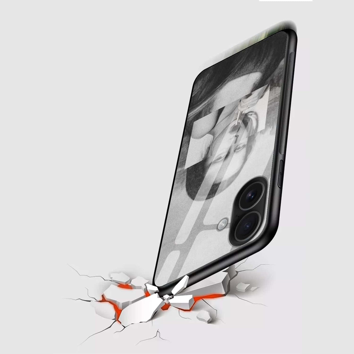 Mona Lisa Pop Art Glass Case – Premium Shockproof Cover