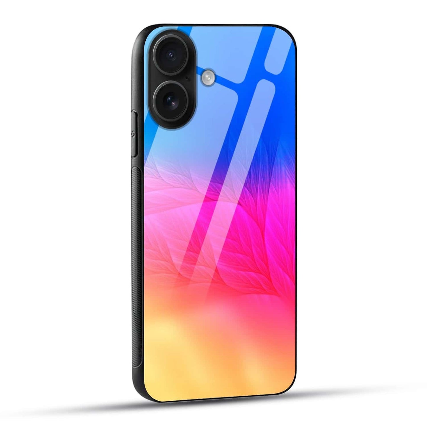 Gradient Glow Abstract Glass Case – Premium Shockproof Cover