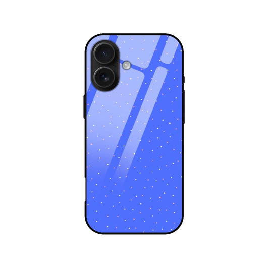 Blue Dotted Sky Glass Case – Premium Shockproof Cover