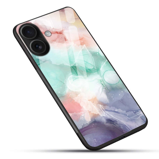 Pastel Watercolor Glass Case