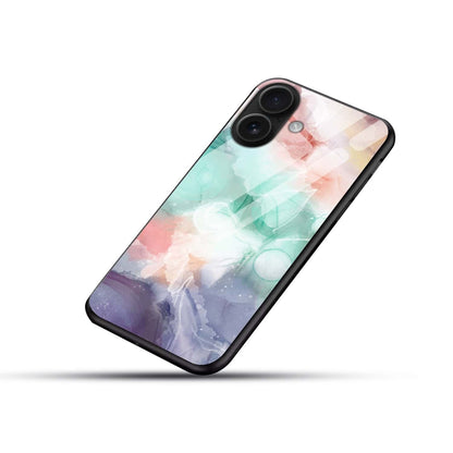 Pastel Watercolor Glass Case