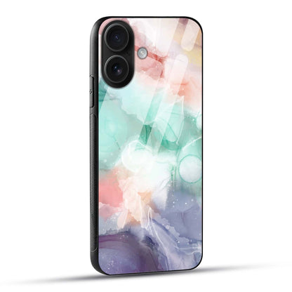 Pastel Watercolor Glass Case