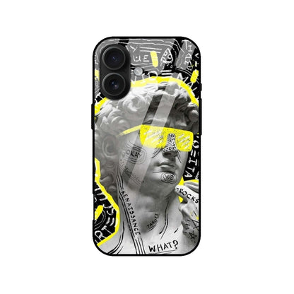 Graffiti David Art Glass Case