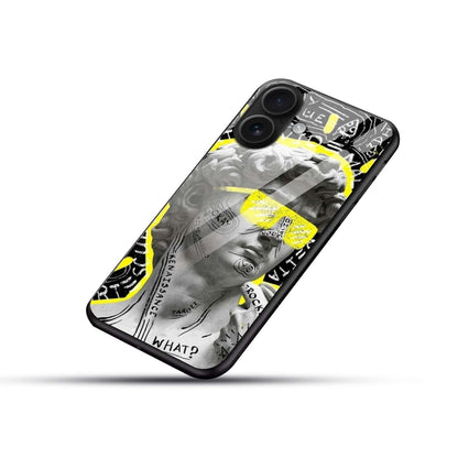 Graffiti David Art Glass Case