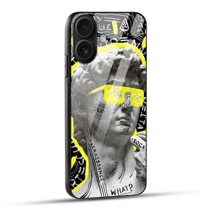 Graffiti David Art Glass Case