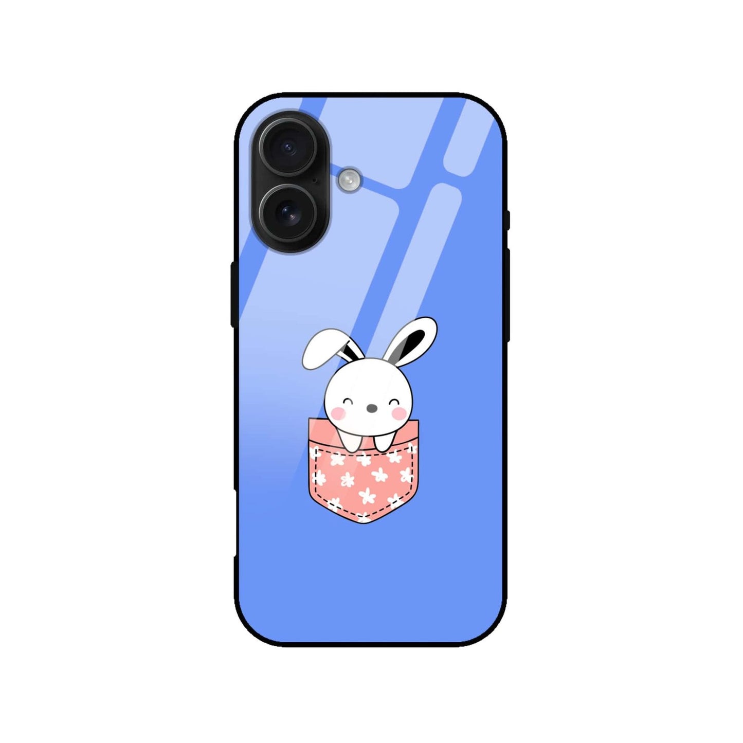 Cute Bunny Pocket Glossy Protective Case