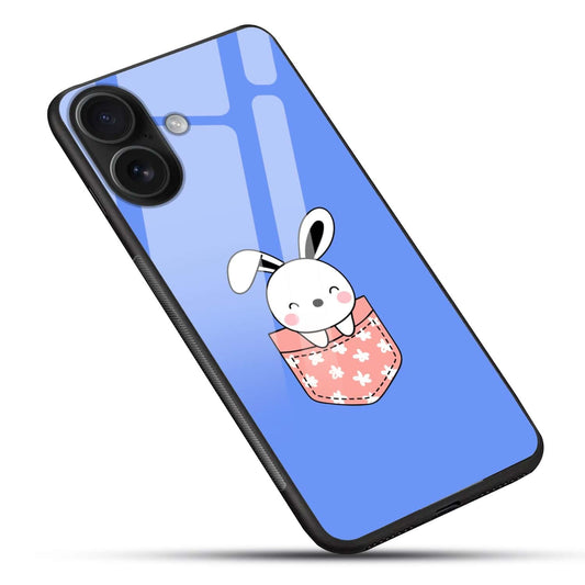 Cute Bunny Pocket Glossy Protective Case