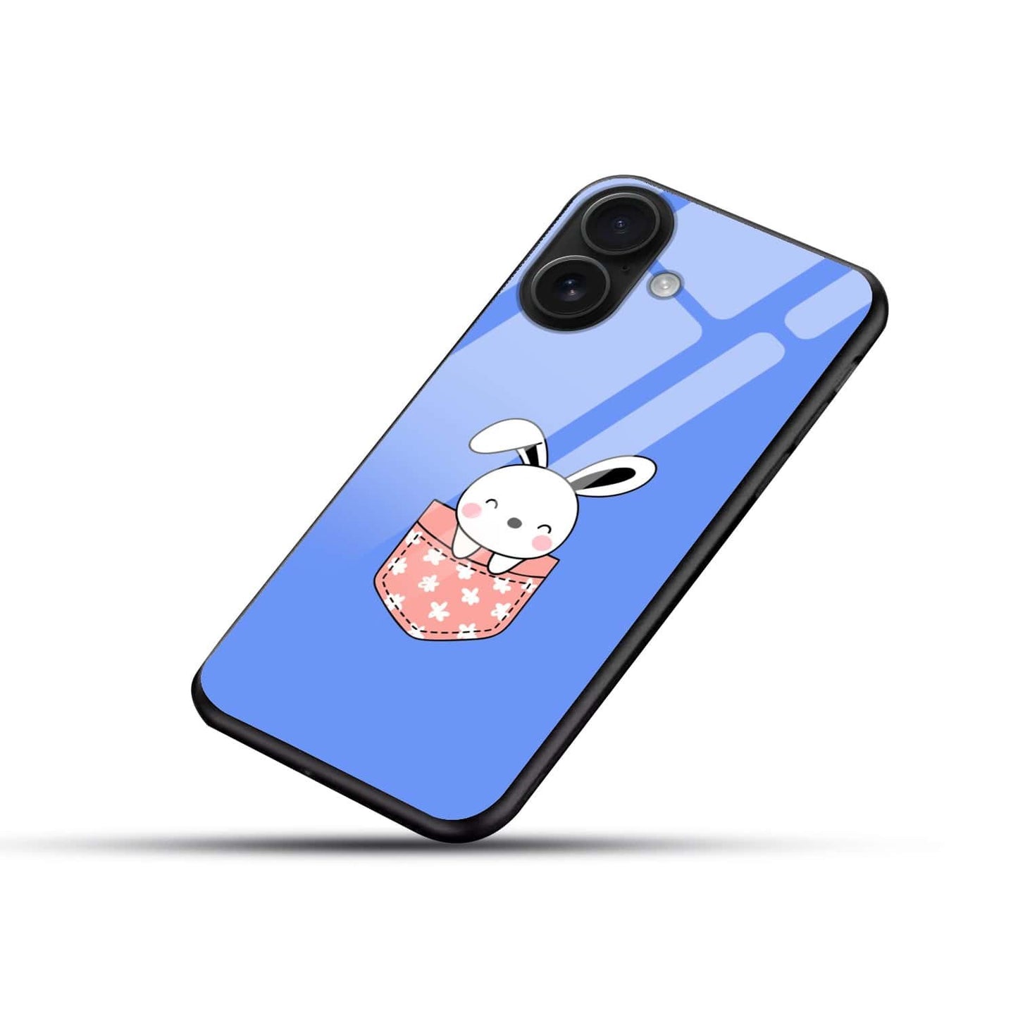 Cute Bunny Pocket Glossy Protective Case