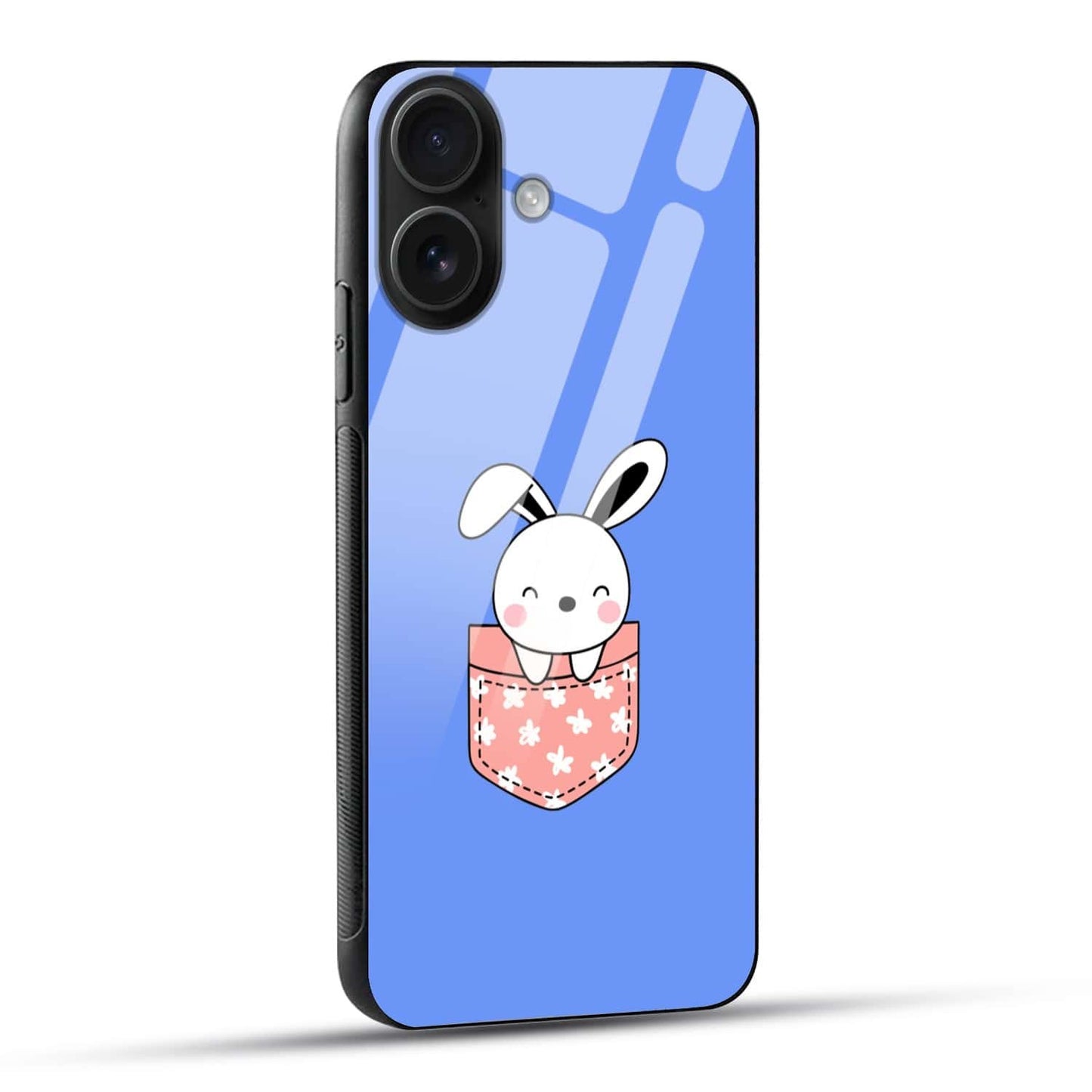 Cute Bunny Pocket Glossy Protective Case