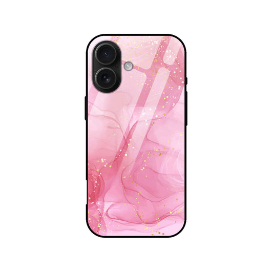 Pink Marble Glass Case
