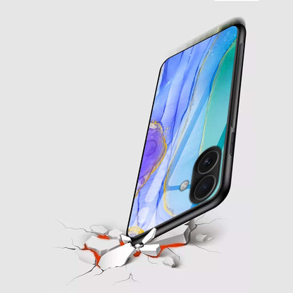 Aqua Marble Crystal Glass