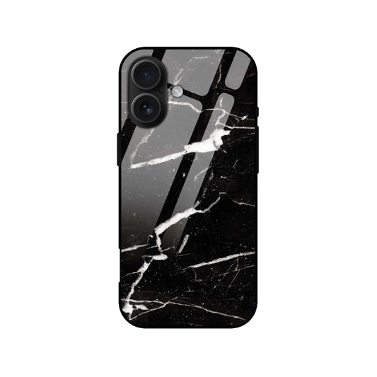 Black Marble Glossy Glass Case