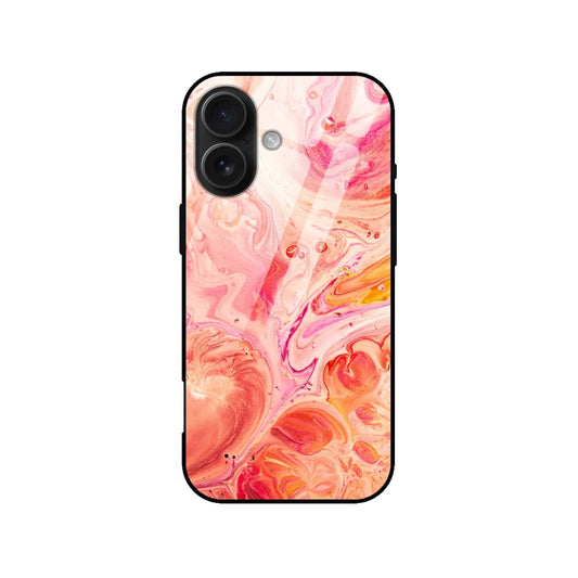 Abstract Marble Glass Back Cover