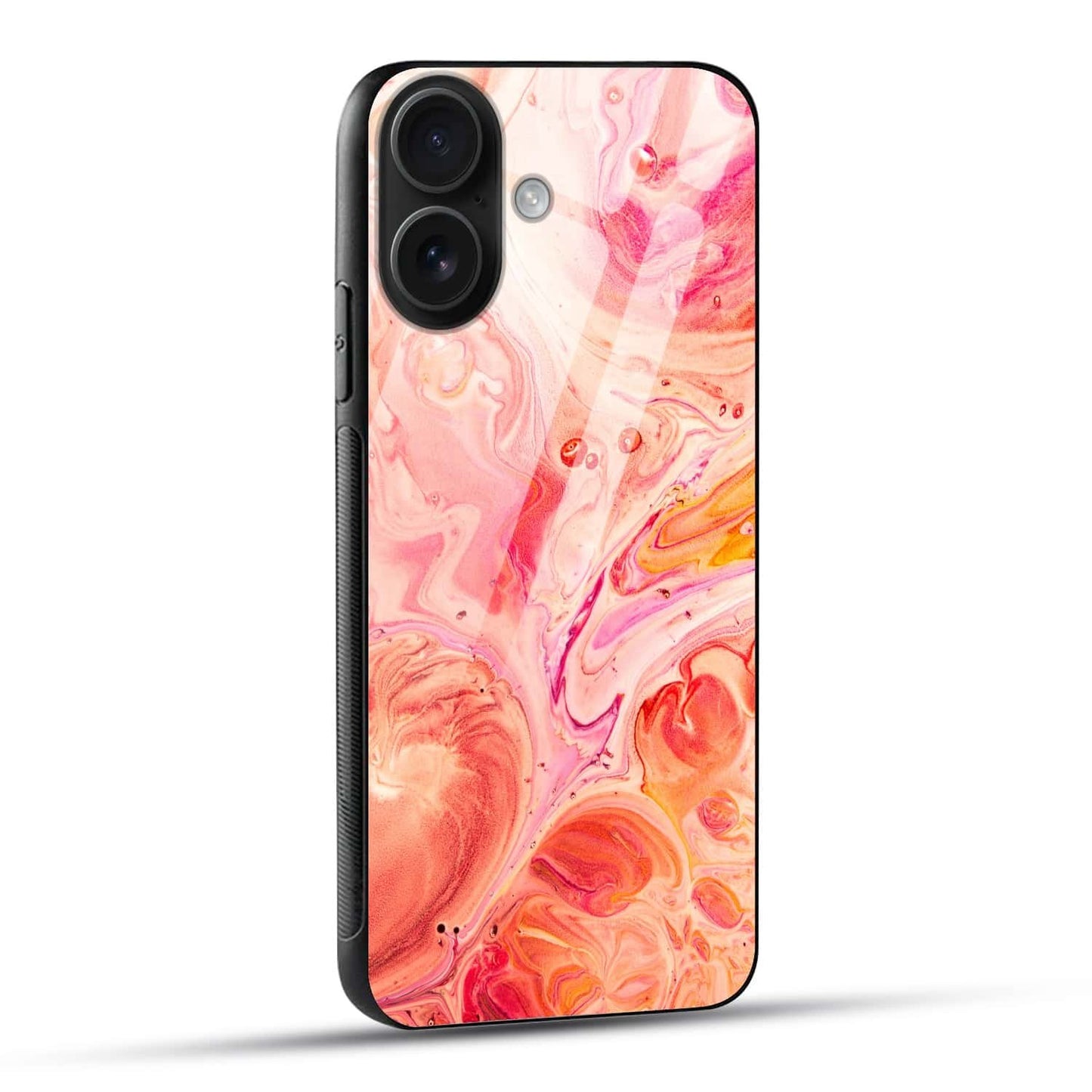 Abstract Marble Glass Back Cover