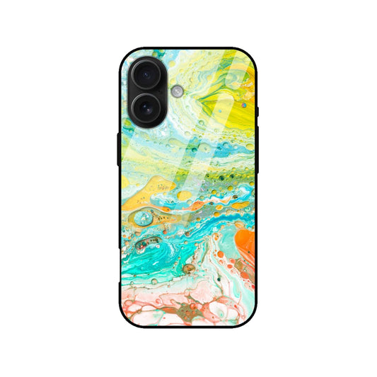 Arctic Flow Glass Back Case - Shockproof Protection (Multi-Style)