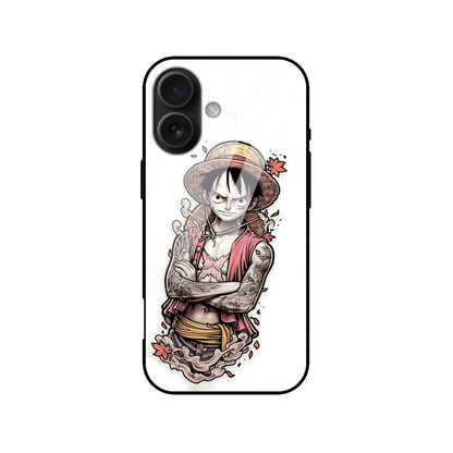 Anime Character Glass Phone Case